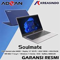 Slot Ssd Laptop Advan Soulmate Spesifikasi Laptop Indonesia Original